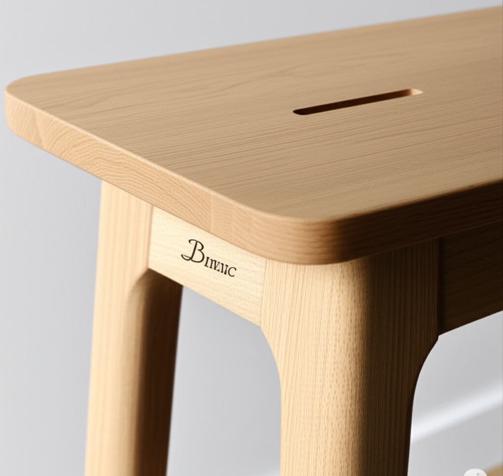 Classic™ Grove Street Utility Bench – Solid Oak Entryway Seat with Lower Slatted Shelf, Radius Edges