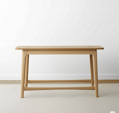 Classic™ Grove Street Utility Bench – Solid Oak Entryway Seat with Lower Slatted Shelf, Radius Edges